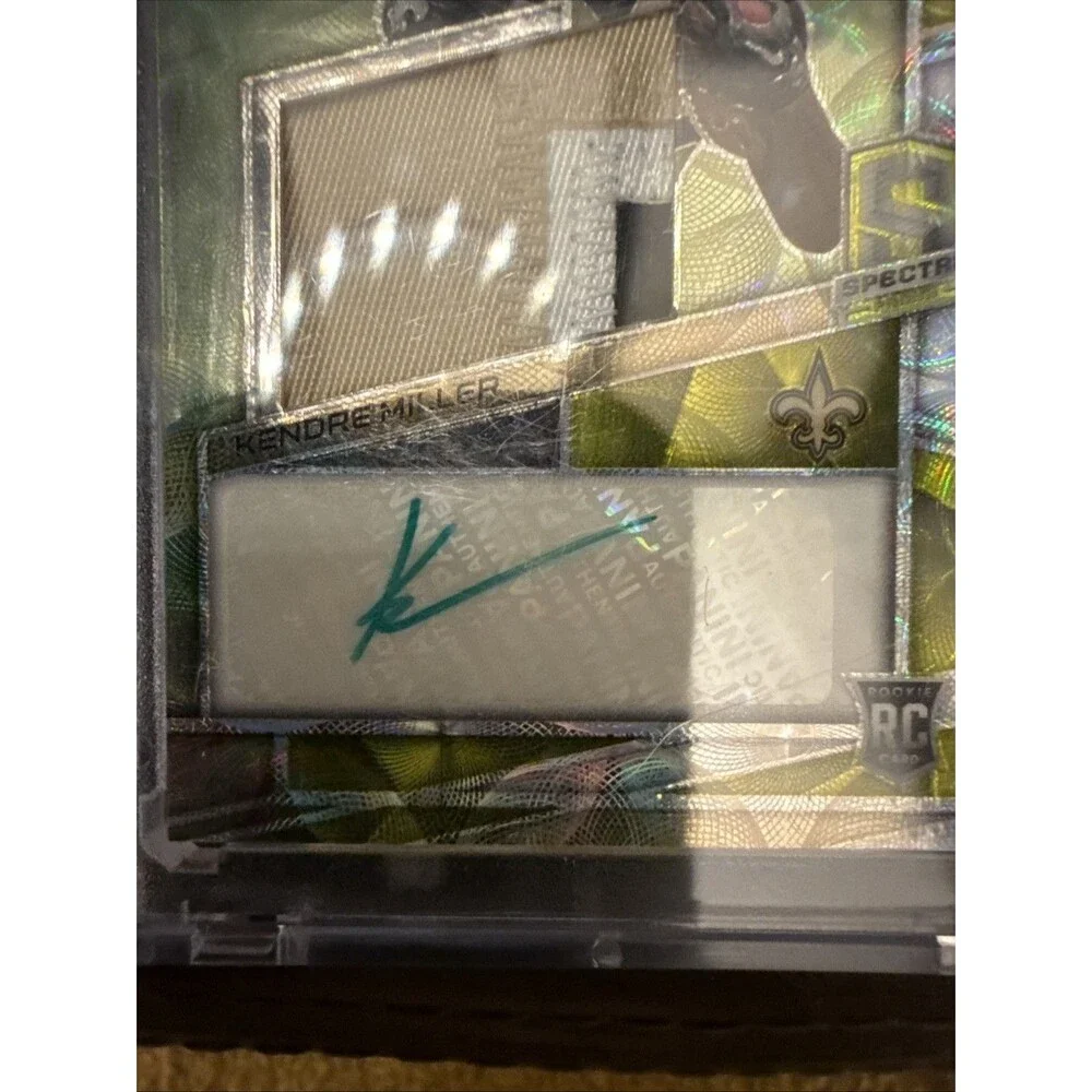 2023 Spectra Neon Green Prizm Kendre Miller RPA RC 3-Color Patch AUTO /35💥💥